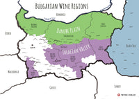 wine map bulgaria