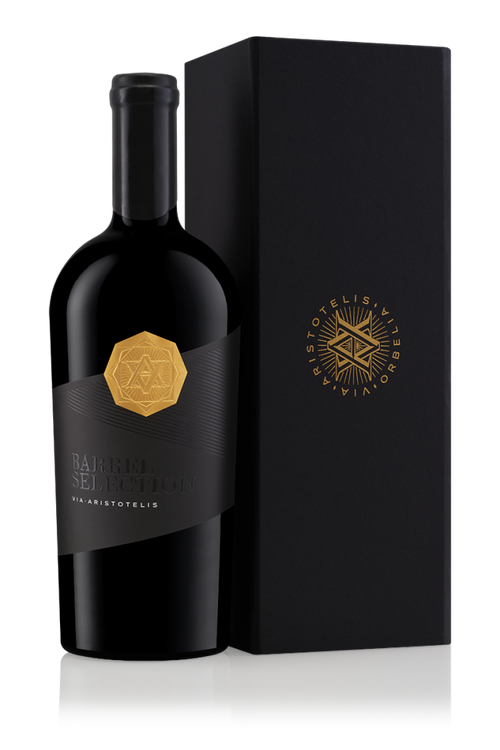 Via Aristotelis Barrel Selection Cabernet Franc und Cabernet Sauvignon 2020 – in einer Luxusbox