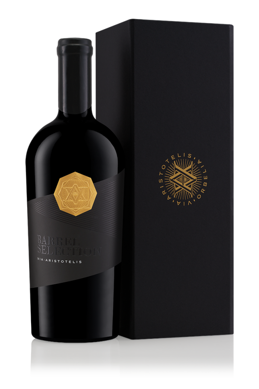 Via Aristotelis Barrel Selection Cabernet Franc und Cabernet Sauvignon 2020 – in einer Luxusbox